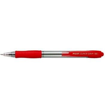 12 unidades Pilot Super Grip BPGP-10R-M 1.0mm Ballpoint Pen