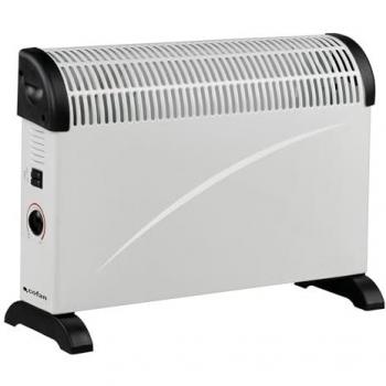 Convector Radiante 2000W con Termostato Regulable, Seguridad Antivuelco y Protección contra Sobrecalentamiento