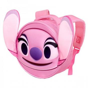 Mochila 3D Emoji Angel Stitch Disney 22cm