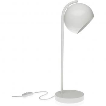 Lámpara de mesa Versa Dale Blanco 19,5 x 50 x 15 cm Metal