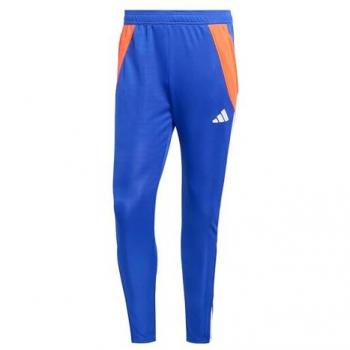 Adidas Pantalones de Chándal Tiro 24 Slim Training Azul y Rojo, Talla XXL, Slim-fit, para Entrenamiento de Fútbol