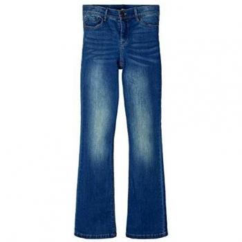NAME IT Jeans Mandy, 5-Pocket, Komfortbund, Gerades Bein, Azul