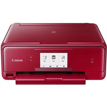 Canon PIXMA TS8052 Tintenstrahl-impresora multifunción rojo incl. 20x papel fotográfico PP-201
