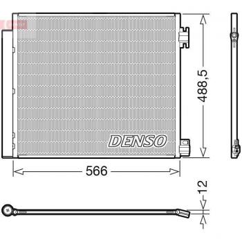 Condensador de aire acondicionado DENSO DCN46026