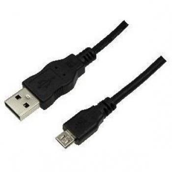 LogiLink CU0060 - Cable USB 2.0, Am a Micro BM de 5 m, Negro