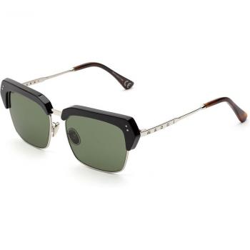 Marni Three Gorges Green Z2L Unisex Square Black Sunglasses Size 55