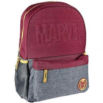 Cerdá - Mochila Escolar Instituto Iron Man de Color Rojo - Mochila de 44 cm | Licencia Oficial Marvel Studios