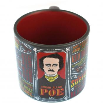 Edgar Allan Poe Coffee Mug - Poe's Most Famous Quotes and Writings - Comes in a Fun Gift Box