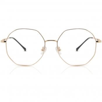 Montura Completa Metálica Dorada para Hombre - Gafas Recetadas Anti-Azules - SmartBuy Collection