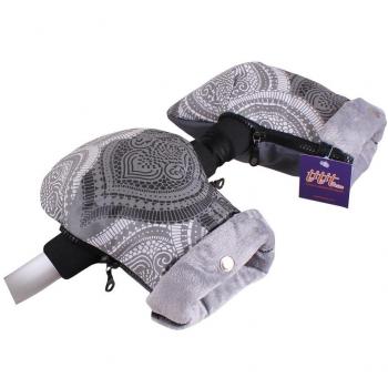 Tititnins® - Manoplas Carro Bebe Silla Paseo Impermeables AMANDA V.Polar Gris