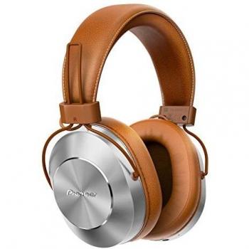 Auriculares Diadema Pioneer SE-MS7BT, Bluetooth, NFC, HiRes Audio, Power Bass, Micrófono Integrado, Batería Recargable, 40mm Drivers - Color Marrón/Plata