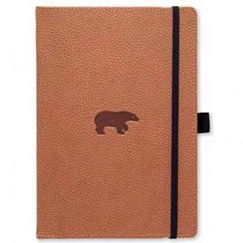 Dingbats A5+ Wildlife Brown Bear Notebook - Plain