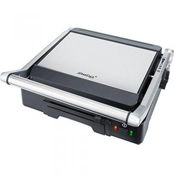 Steba FG 70 - Barbacoa (Negro, Plata, Rectangular, Acero Inoxidable, Poder, Temperatura, 37 cm, 36 cm)