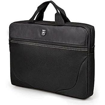 Port Designs Liberty Travel Laptop/Notebook/Chromebook Professional Business Briefcase Sleeve Laptop Bag for 15 inch Windows/Macbook - Black