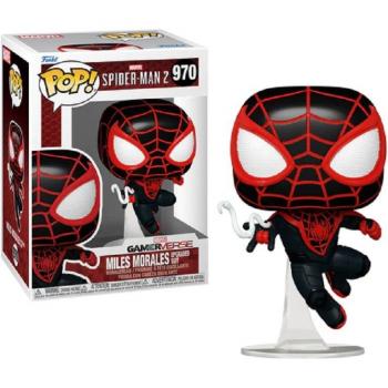Funko POP Marvel Spiderman 2 Miles Morales Upgraded Suit