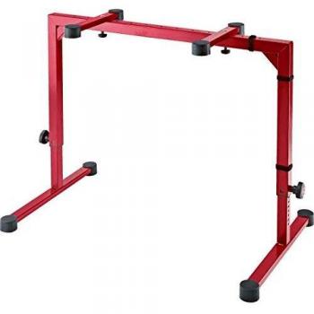 K&M Omega Table-Style Keyboard Stand, Ruby Red (Model 18810R)