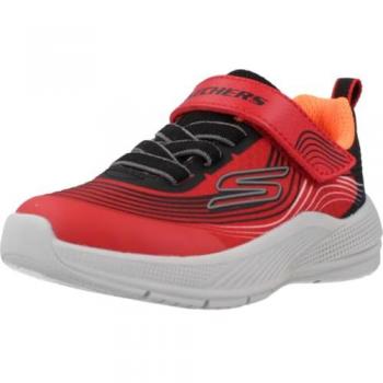 Zapatillas Deportivas Niños Skechers Microspec Advance Rojas Talla 6.5