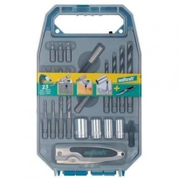 Wolfcraft 8749000 - Conjunto de herramientas para destornillador inalámbrico