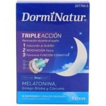 Dorminatur Triple Acción 30 Comprimidos Liberación Prolongada