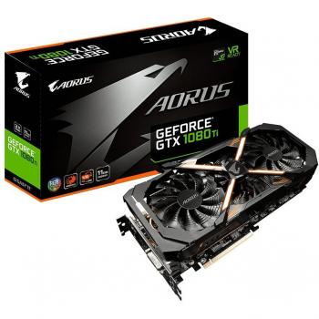 Gigabyte AORUS GeForce GTX 1080 Ti 11GB GDDR5x PCI Express 3 Graphics Card - Black