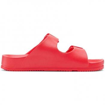 Sandalias planas de mujer Duuo Bio Eva Fresa con doble hebilla y suela ecológica