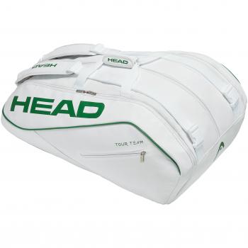 Head White 12R Monstercombi Wimbledon Raquetero Blanco - Verde