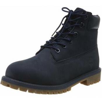 Timberland 6 in Premium Waterproof, Botas Clasicas Unisex-Niño, Azul