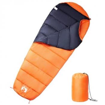 Saco de dormir tipo momia de camping para adultos 3 estaciones, disponible en colores camuflaje, navy y blue, negro y rojo