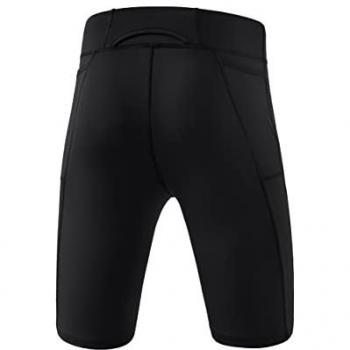 Mallas Cortas Erima Racing Running Unisex para Niños - Color Negro 128