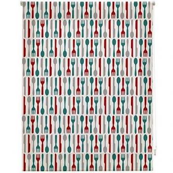 Sleepens Homeflex - Estor Digital Cocina Art Print, Tenedores, 100x180 cm