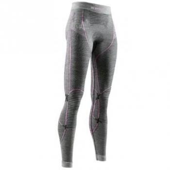 Pantalones interiores de mujer X-Bionic Merino Pants (negro/gris/magnolia), malla larga X-Bionic Merino gris rosa para mujer - XL, malla de esquí de mujer MERINO X-Bionic