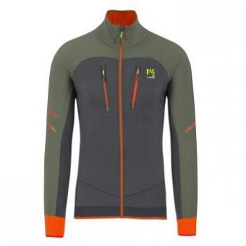 Chaqueta de esquí de travesía para hombre Karpos Alagna Evo Black Sand/Thyme