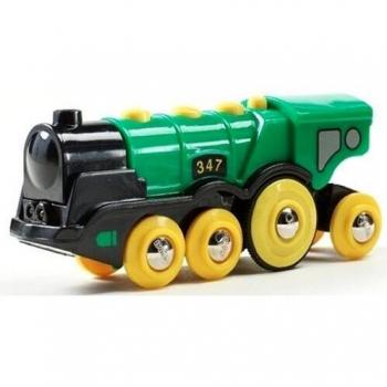 BRIO 33239000 - Locomotora Gustav, Color Verde
