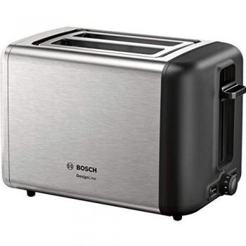 Tostadora Bosch TAT3P420DE 970W Acero Inoxidable 2 Rebanadas - Descongelación Rápida