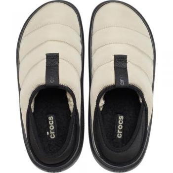 Crocs Classic Puff Moc Sandals & Slides - Men's Beige/Brown - Size 45-46