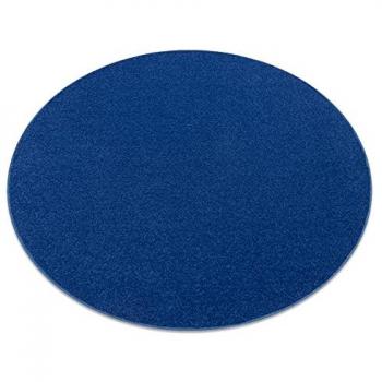 Alfombra Eton Círculo Azul Oscuro 170 cm