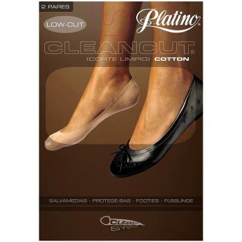 PLATINO SALVAMEDIAS ALGODÓN CLEANCUT ANTI-CARRERAS, COLOR SISSI, TALLA G