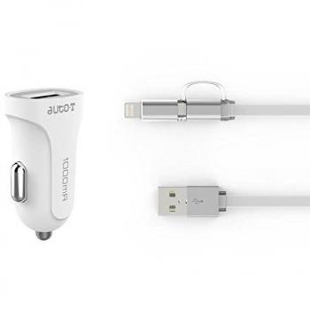 Cargador de dispositivo móvil Auto-T 540204 para coche USB Blanco