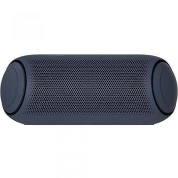 LG XBOOM Go PL7 - Altavoz Bluetooth portátil, hasta 24 Horas de batería, Resistencia al Agua IPX5, Altavoz para Fiestas al Aire Libre, micrófono Compatible con iPhone y Android en Color Azul Marino.
