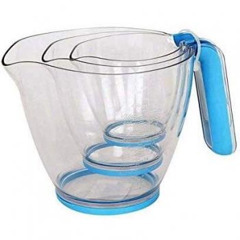 SET 3 JARRAS MEDIDORA 025+05+1L BLUE