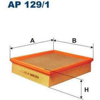 Filtro de aire FILTRON AP 129/1 - Compatible con diversos modelos de vehículos, alta eficiencia en la filtración del aire, diseño que asegura un flujo óptimo, fabricado con materiales de calidad para una mayor durabilidad y rendimiento