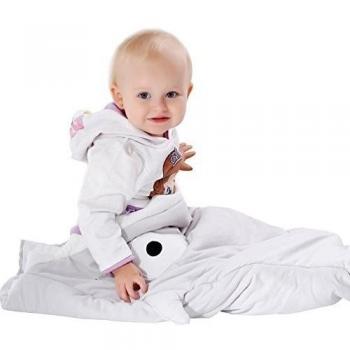 super-bab Saco de dormir para bebé, diseño de tiburón Manta Niño 0 - 12 meses gris