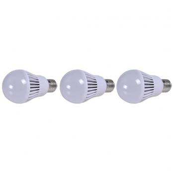 Bombilla de 7W E27 LED blanco cálido 3 piezas