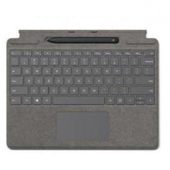 Microsoft Surface Pro Signature Keyboard with Slim Pen Bundle - Platinum