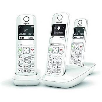 Teléfono Fijo Gigaset AS690 Trio Blanco