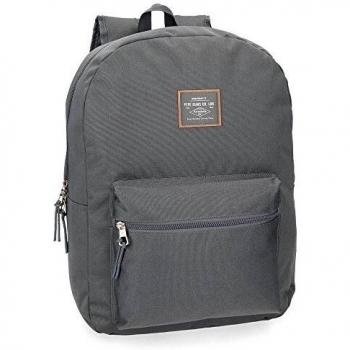 Pepe Jeans Cross Mochila Adaptable a Carro Gris 32x44x15 cms Poliéster 21.12L