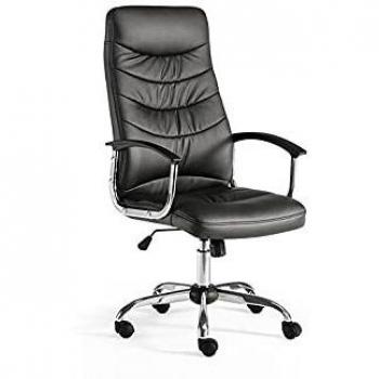 Sillón ergonómico clásico Euromof Oslo color negro