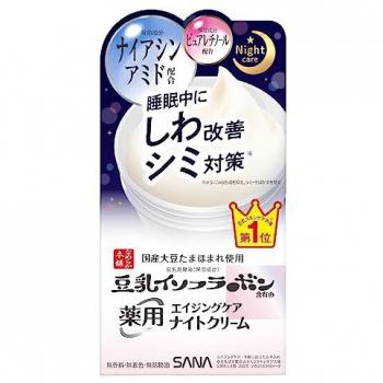 SANA Soy Milk Wrinkle Brightening Night Cream 50g
