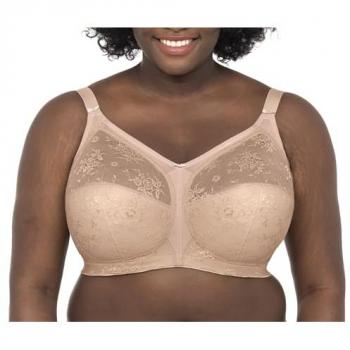 Goddess Verity Wireless Full Coverage Soft Cup Bra in Fawn, Size 36FF
