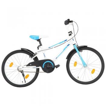 Bicicleta infantil 20 pulgadas azul y blanco